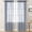 Gray#2, variant on Sheer Solid Color Curtains - 106" x 84" Semi-Transparent Polyester Gauze Panels, Black/White/Gray/Pink/Navy, Rod Pocket Design for Living Room & Bedroom