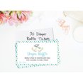 thumbnail image 2 of Inkdotpot 30Baby ShowerDiaper Raffle Ticket Lottery Insert Cards Supplies Games For Baby Shower Party Hippo Jungle Animals Bring A Pack Of Diapers To Win Favors Gifts And Prizes, 2 of 5