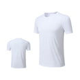 thumbnail image 1 of cfhntfmh T-Shirts Athlétiques pour Hommes Extensibles à Col Rond T-Shirt de Course et d'Entraînement Confortable Léger à Manches Courtes Hauts de Gym, 1 of 7