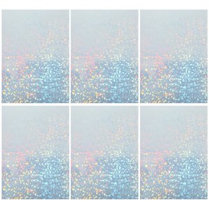 OUNONA Holographic Adhesive Printer Sticker Paper Sheets Multi Color Printable for Decor and Label Printing
