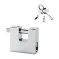 thumbnail image 1 of Anti-Theft Locker with 3 Keys D-shaped Padlock Waterproof Imitation Pick Lock, 1 of 9