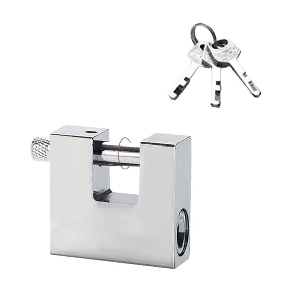 Anti-Theft Locker with 3 Keys D-shaped Padlock Waterproof Imitation Pick Lock