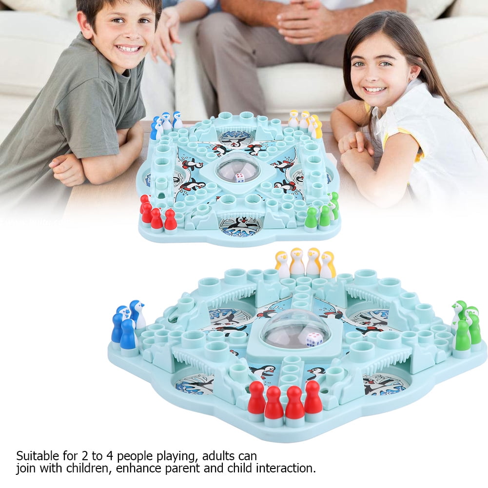 Pop Drop Penguins,1Pc Pop 'n Drop Penguins Family Game Kids Penguins Board Game Smooth Operation