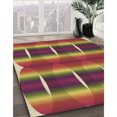 thumbnail image 3 of Ahgly Company Tapis d'Intérieur Lavable en Machine Carré Caramel Brun, 8 Pieds Carré, 3 of 7