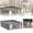 B, variant on Hearth & Gear Non Woven Bed Sheet Storage Clothing Fabric Bed Sheet Four Piece Storage Wardrobe Blanket Quilt Cover Storage Towel Drawer Organizer Organization And Storage Drawers for Clothes Dorm