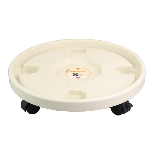 Plastic Tray Movable Holder Flower Pot Rack Wheels For Women Girls Removable Portable Plant Stand