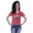 thumbnail image 1 of Moomaya T-shirt à Manches Courtes pour Femmes avec Col Rond, Patch à Paillettes, Coupe Décontractée - 24, 1 of 7