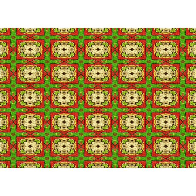 Ahgly Company Machine Washable Indoor Rectangle Transitional Green Area Rugs, 7' x 10'