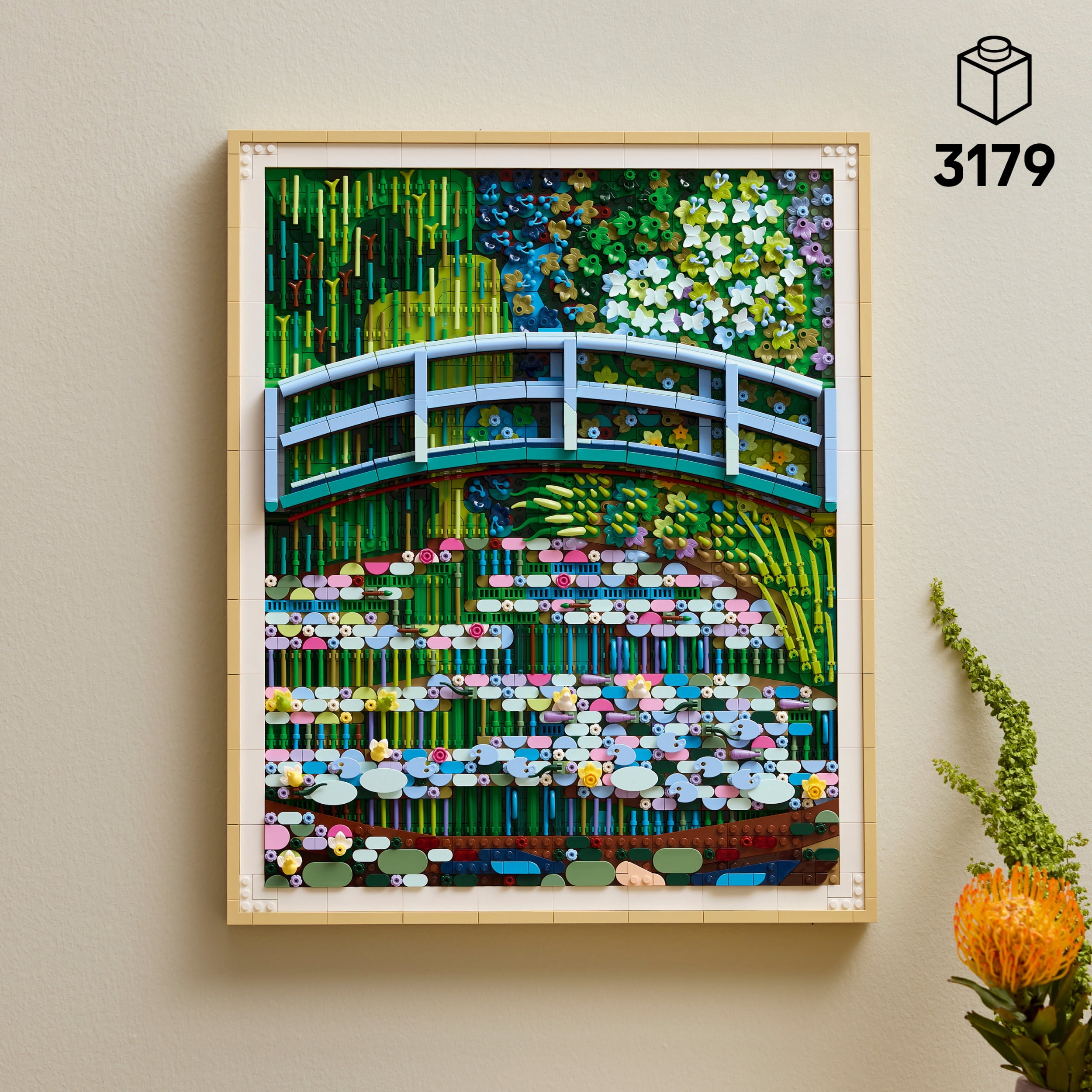 LEGO Art Claude Monet – Le Bassin aux Nymphéas, Harmonie Verte 31220