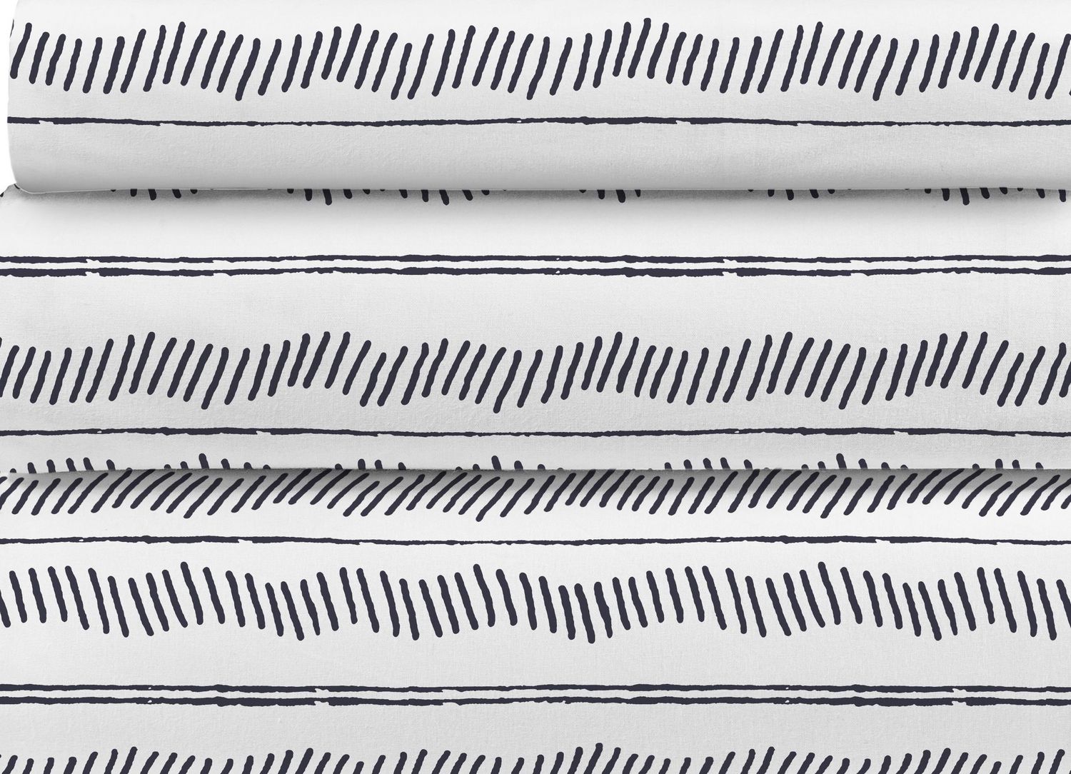 Parure de draps en coton biologique imprimé 600 fils Johnson Home