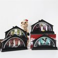thumbnail image 4 of LED Halloween Luminous House Exquisite Halloween Lit Building Decorative Halloween Retro Light Building for Party Halloween Home, 4 of 9