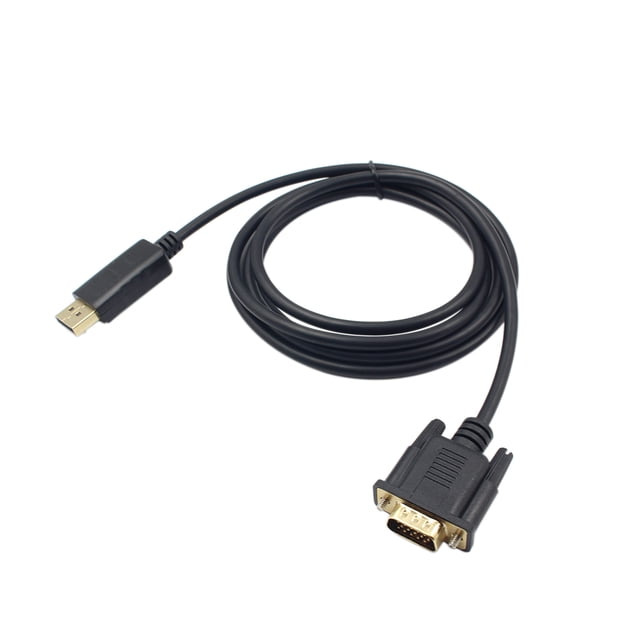 Mistaha 1.8M Male Display Port DP to VGA Male Adapter Cable Converter 1080P Video Cable