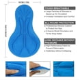 thumbnail image 3 of Bike Forever II Blue Bib Shorts - M, 3 of 4