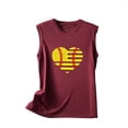 thumbnail image 5 of Birdeem Fashion Women Printing Round-Neck Sleeveless Block Shirts Tunic Tee Tops, 5 of 5