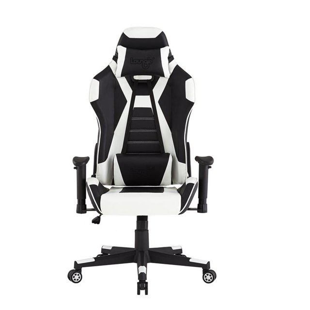 Posh Living Joi Faux Leather Game Chair White