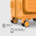 thumbnail image 3 of Joyway - 4 Ensembles de Bagages Valise Rigide en PC à Roulettes Pivotantes - (Valise Extensible 20 Pouces24 Pouces) Valise Enregistrée 28 Po, 3 of 8