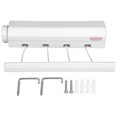 thumbnail image 2 of Retractable Clothesline With 4 Wires / 5 Wires Telescopic Wall Mounted Clothesline Retractable Extendable Clothesline Up To 3.2 M / 3.75 M For Indoor And Outdoor, 2 of 8