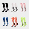 thumbnail image 1 of Chaussettes de Football Confortables Respirantes Anti-Humidité Bas de Football Tube Moyen Extensible Sport Extérieur Escalade Randonnée Orange Orange>L/TG, 1 of 8
