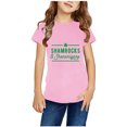 thumbnail image 1 of EGNMCR Blouses & Chemises à Manches Courtes Col Rond pour Tout-Petits Garçons Filles Mode Mignon Col Rond Imprimé Haut à Manches Courtes Girl Blouse, 1 of 4