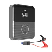 Riwcyla Multifunctional Jump Starter with Air Compressor 800A Peaks Battery Boosters Power Pack (Up to 6.0L Gasoline or 3.0L Diesels Engines) with Digital Tire Inflator LED Light Power Bank Function