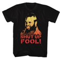 thumbnail image 1 of Mr. T Icons Shut Up Fool Adult Short Sleeve T Shirt, 1 of 2
