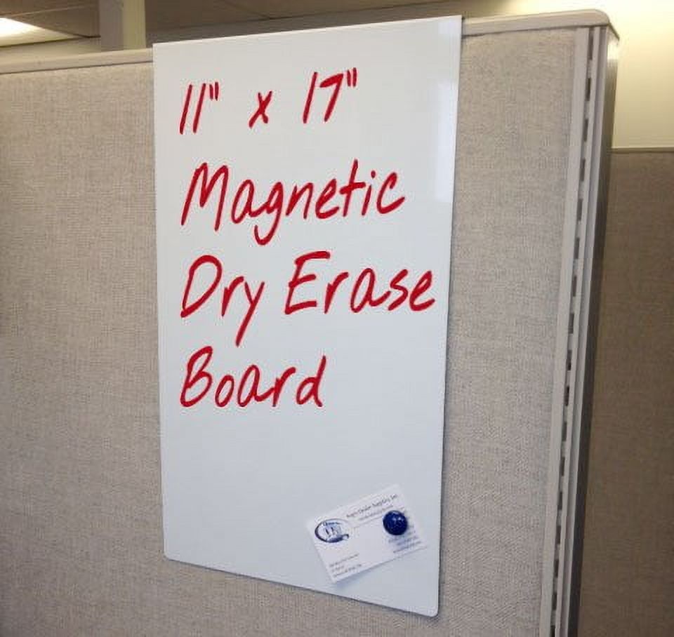 Cubicle Magnetic Dry Erase Board (11" x 17" x 2.5")
