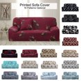 thumbnail image 1 of CHOK Housse de Sofa Extensible en Spandex pour Causeuse Fleur Rouge Moyen, 1 of 6