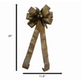 thumbnail image 2 of Holiday Time 30-In Christmas Bow, Gold, 2 of 4