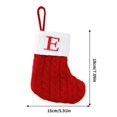 thumbnail image 3 of Christmas Decorations Outdoor Indoor,Christmas Decorations For Home,Cute Letters Christmas Stocking Decoration Christmas Tree Pendant Christmas Style Wool Knitted Socks Decoration Props, 3 of 3