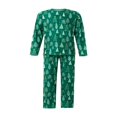 thumbnail image 2 of Family Matching Clothes Christmas Sleepwear  Tree Print Tops Trousers Baby Romper Pajamas Set, 2 of 7
