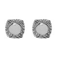 thumbnail image 4 of kurtrusly Chair Cover Slipcover Stretch Seat Computer Protection Set Anti-Dirty Thicken Solid Home Wedding Universal Decoration Silver Gray/Seat Mat 2Set, 4 of 6