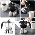 thumbnail image 2 of MasteelfCA Large Capacity Coffee Kettle Stainless Steel Moka Pot Espresso Coffee Pot, 2 of 8