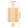 thumbnail image 4 of LOVEVER 8 Pcs Voies Ferrées en Bois Rails d'Extension Fournitures de Rails pour Enfants Jouets Ferroviaires Jouet Rails de Train, 4 of 6