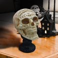 thumbnail image 2 of Way to Celebrate 10in Fortune Teller Skull, 2 of 6