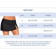 thumbnail image 5 of GPOECD Short de Bain pour Femmes Taille Haute Jupe de Bain Bas avec Design Plissé Doublure Intégrée Bas de Maillot de Bain Conservateurs pour Femmes Gris,P, 5 of 5
