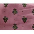 thumbnail image 4 of oneOone Georgette Viscose Fabric Diamond & Paisley Block Print Fabric BTY 42 Inch Wide, 4 of 4