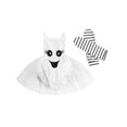 thumbnail image 1 of Kmbangi Cartoon Patterns Square Neck Sleeveless Romper+ Striped Leg Warmer, 1 of 6