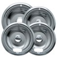thumbnail image 1 of Range Kleen 10124XZ Chrome Style A Drip Pans Sets of 4, 3 6 Inch and 1 8 Inch, 1 of 5