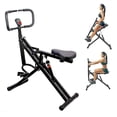 thumbnail image 2 of Total Crunch Power Rider AB Cruncher Row Squat Assistance Machine, Entraînement des Fesses Exercice AB Core Toner Entraîneur Abdominal, Équipement de Musculation Cardio Entraînement Physique Gym à Domicile pour Jambes, Fessiers, Fesses avec Moniteur, 2 of 9