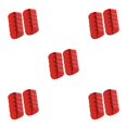 thumbnail image 1 of Thinsony Golf Head Covers PU Portable Protector Travel Athlete Golf for Training Red Large 10 Pcs 5Set, 1 of 6
