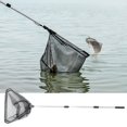 thumbnail image 4 of Sonew 1.5M Durable Triangular Folding Fishing Landing Net with Telescoping Pole Handle,Triangular Fishing Landing Net,Telescoping Pole Handle Fishing Net, 4 of 10