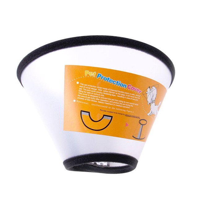 Translucent Dog Protective Collar Pet Wound Healing dog protective Anti-Bite Ring Protective Cover Cat Dog Bath Shield