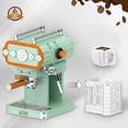 thumbnail image 3 of Building Block Set Micro Mini Blocks Coffee Machine Building Set With Creative Toys 928 Piece Mini Bricks Toy Holiday Christmas Birthday Gifts For Adults Kids，Two-position coffee machine, 3 of 6