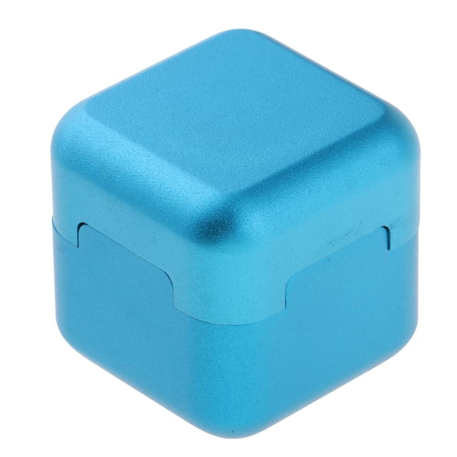 Pool Chalk Holder Pocket Billiard Chalk Holder Case for Snooker Billiard Blue