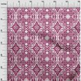 thumbnail image 3 of oneOone Rayon Dark Magenta Fabric Ikat Craft Projects Decor Fabric Printed By The Yard 56 Inch Wide, 3 of 4