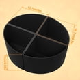 thumbnail image 2 of EASTIN 4 Pcs Silicone Slow Cooker Divider Liners for 6 QT Pot  Black, 2 of 8