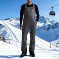 thumbnail image 2 of Sentmoon Snow Pants Men Mens Snowpants Oversized Men's Snow Ski Overalls Windproof Insulated Romper Snowpants for Waterproof and Breathable Protection XXL, 2 of 9