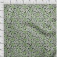 thumbnail image 4 of oneOone Polyester Spandex Green Fabric Floral Retro Sewing Material Print Fabric By The Yard 56 Inch Wide, 4 of 5