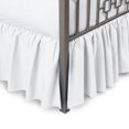 thumbnail image 1 of Cotton Metrics Linen Gathered Dust Ruffle Bed Skirt 100% Organic Cotton 800TC 1pc Dust Ruffle Bedskirt All Sizes & Drop Length, 1 of 6