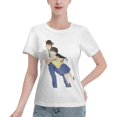 thumbnail image 1 of Women's Basic Short Sleeve T-Shirt Conan and Xiaolan, 1 of 6